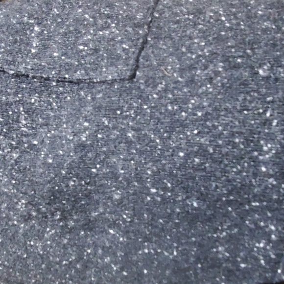 Loft MP Drawstring Mini Skirt Charcoal Grey White - Picture 8 of 8